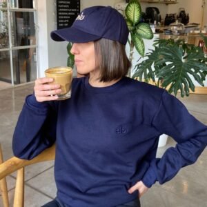 elú crewnecks blue