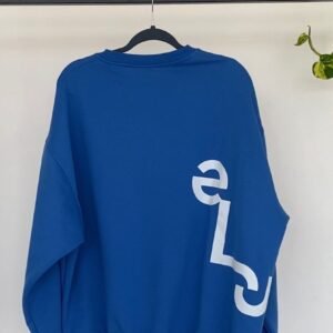 elú Oversized light blue back